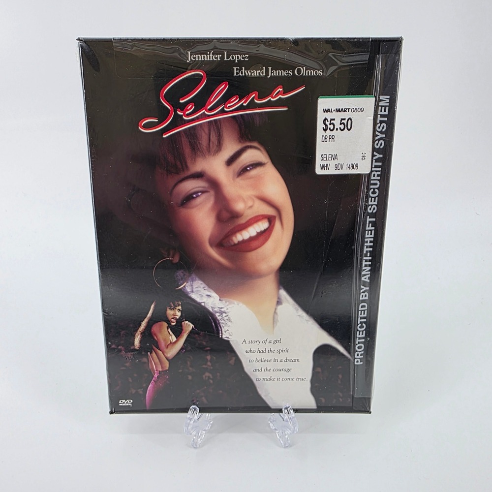 Selena DVD 1997 Jennifer Lopez Edward James Olmos Warner Home Video New Sealed